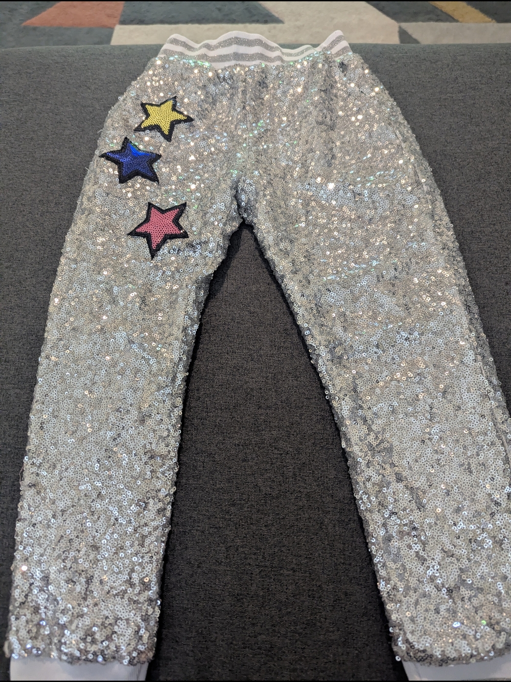 Lola And The Boys Sequin Star Joggers for Kids